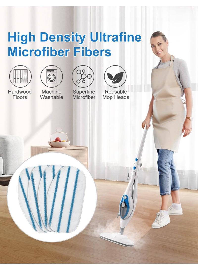 Steam Mop Pads Compatible with PurSteam ThermaPro 10-in-1 and ThermaPro 211 Steam Mop Cleaner Microfiber Pur steam Mop Replacement Pads Washable Reusable Steam Mop Pads for Steamer Floor Cleaning - Image 2
